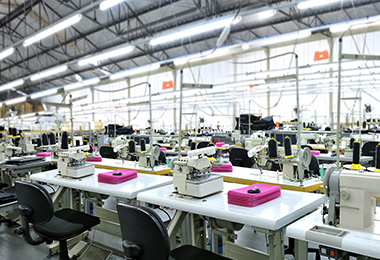 Large sewing workshop
